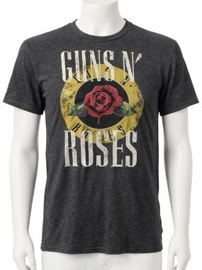 Guns N Roses - Guns and roses Black Graphic T-Shirt size Medium